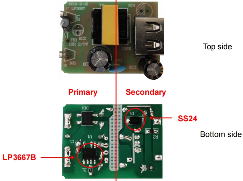 LP3667B 5V1A 充電器設(shè)計(jì)報(bào)告解析與測試評估，收藏備用